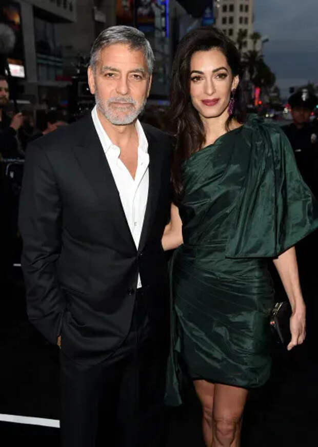 Джордж и Амаль Клуни в 2019 году