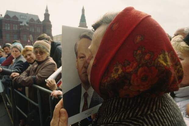 1992. 19 апреля. Проельцинская демонстрация