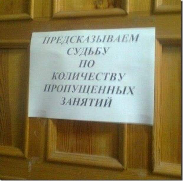Шедевральные надписи и объявления