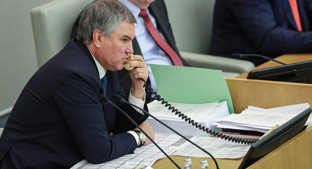 Председатель Госдумы Вячеслав Володин