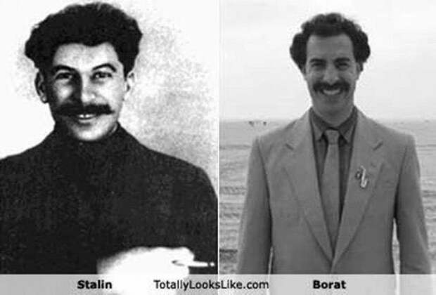 Иосиф Сталин и Борат