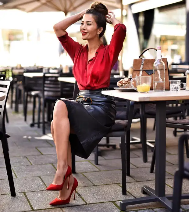 Красная рубашка фото 2