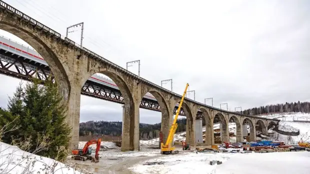 На Среднем Урале открылся новый железнодорожный виадук