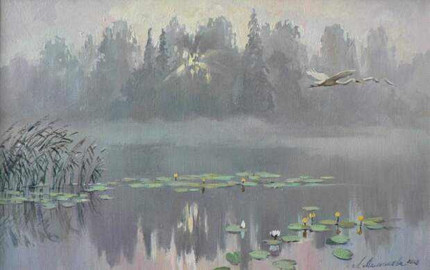 Любовь-Малышева-Полёт-журавля (600x377, 167Kb)