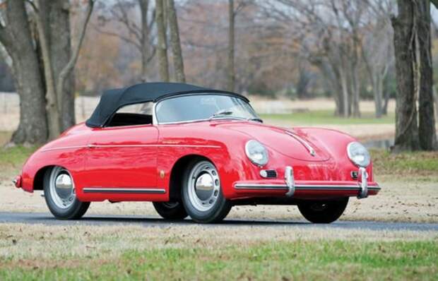 Этот Porsche 356A / 1600 Speedster был выпущен 14 ноября 1955 года.