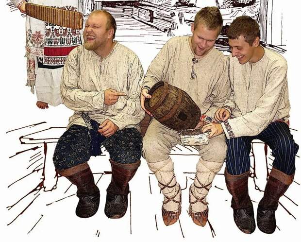 Нижнелужские вожане в традиционной одежде/ © culture.ru
