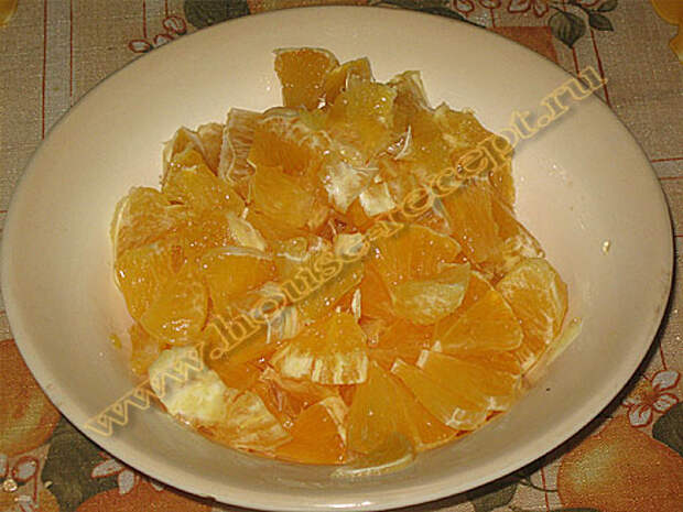 Дольки апельсина режим на кусочки