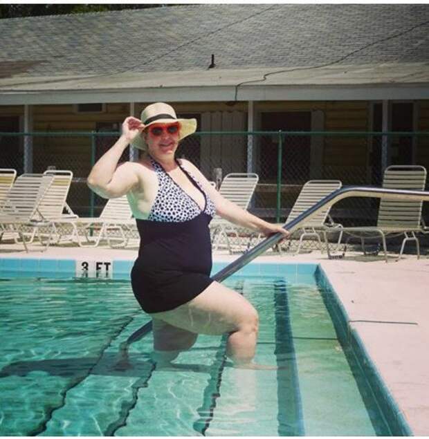 17. Криста Линн бикини, бодипозитив, вес, женщина, купальник, особенность, тело, фото