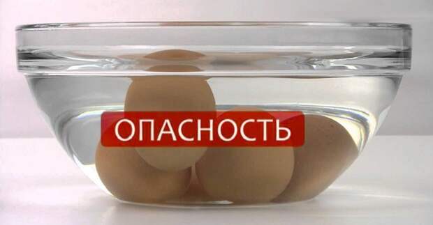 как проверить яйца на свежесть в воде