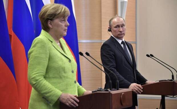 Ангела Меркель и Владимир Путин. Фото: www.globallookpress.com
