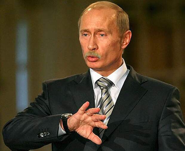 putin07 Необычный сайт фанатов Путина с усами