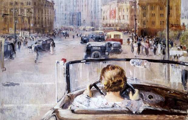 Москва и москвичи на полотнах импрессиониста эпохи соцреализма Юрия Пименова