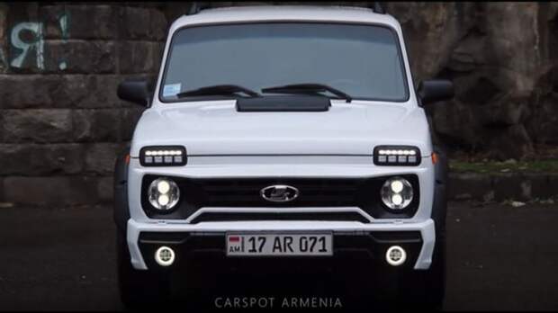 Автотюнеры из Армении представили шикарную переделку LADA 4x4 