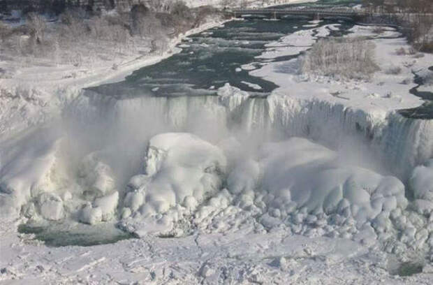 Ниагарский водопад закованный в лед(19 фото).