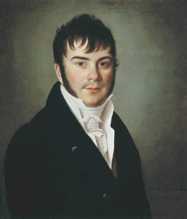 Мыльников - Портрет неизвестного. 1827