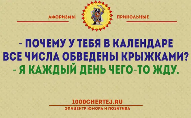 20 жизненных открыток с  философским юмором