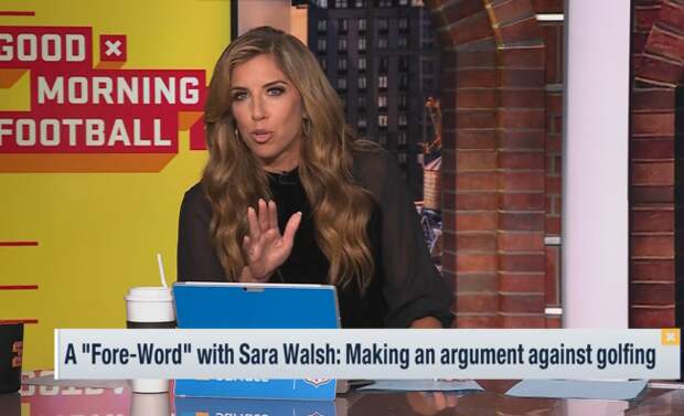 sara walsh good morning football nfl network rant golf spouses