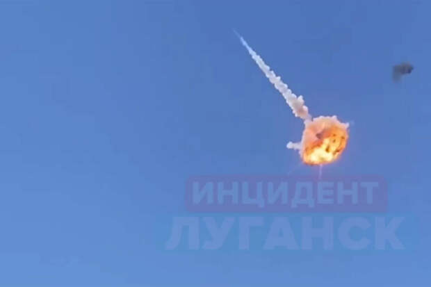 Уничтожение французской ракеты SCALP в пригороде Луганска попало на видео