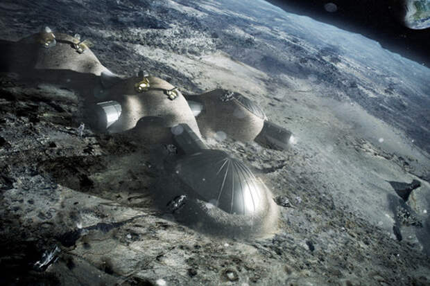 Так будет выглядеть база на Луне, созданная с помощью 3D-печати