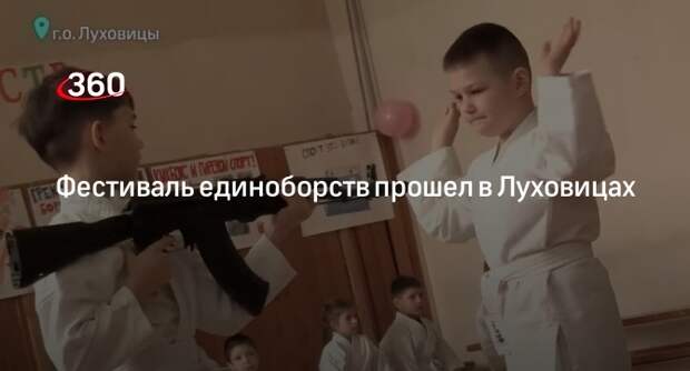 Фестиваль единоборств прошел в Луховицах