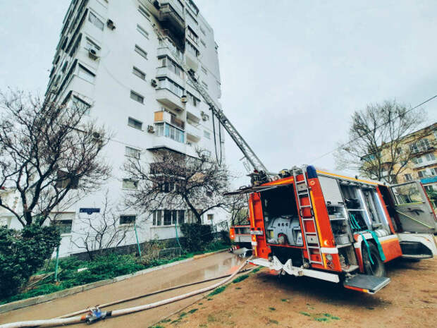 В Севастополе ликвидирован пожар в квартире  