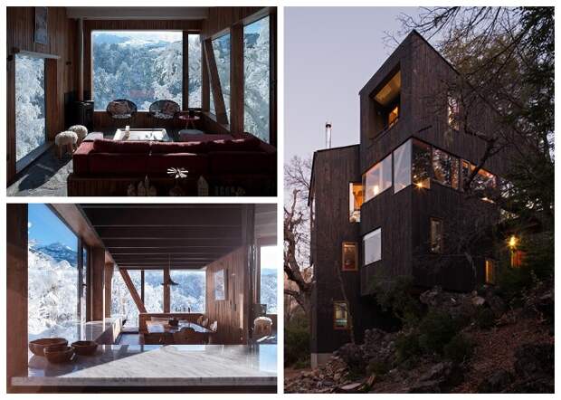 Даже высоко в горах дом может быть как экологичным, так и комфортным (проект DRAA, La Dacha).