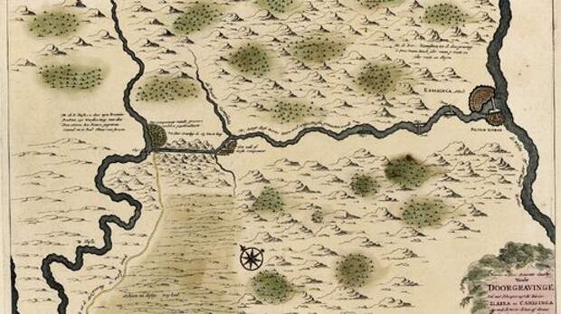 Волго-Донский канал на старых картах до его современного строительства. Волок или древний канал?