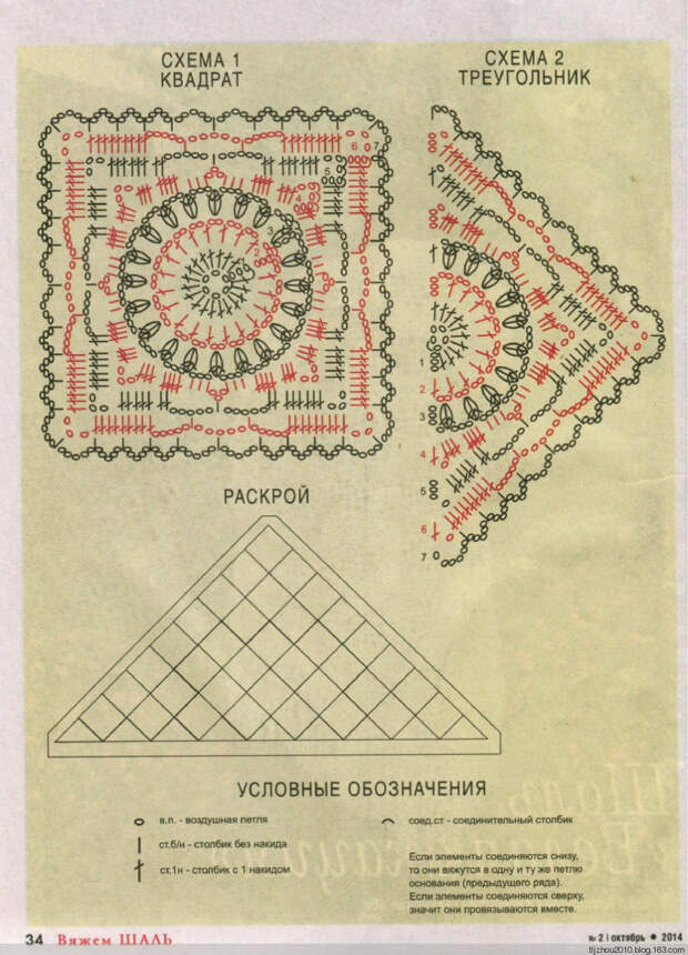 Шьём, вяжем, вышиваем№2 2014 针织披肩 - 紫苏 - 紫苏的博客 Шьём, вяжем, вышиваем№2 2014 针织披肩 - 紫苏 - 紫苏的博客