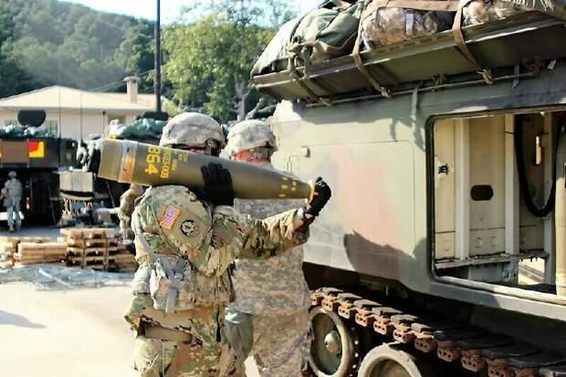 снаряд М864 (иллюстрация из открытых источников)