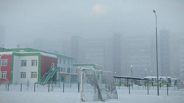 Загадочное утро. Фото Барнаула, окутанного туманом