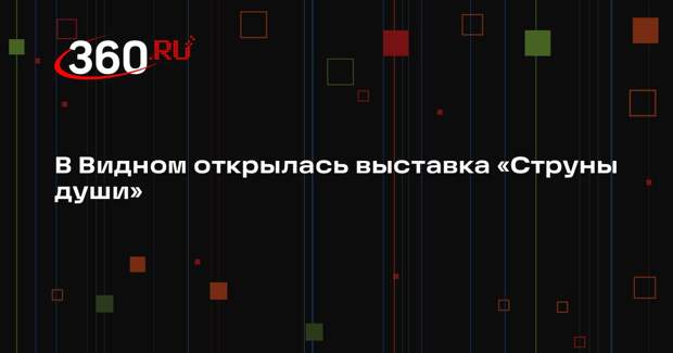 В Видном открылась выставка «Струны души