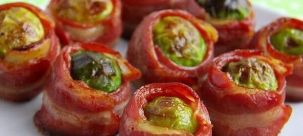 Брюссельская капуста в беконе вкусный рецепт с фото пошагово и видео