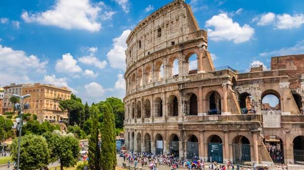 The Coliseum in Italy