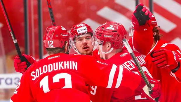 «Спартак» одержал вторую волевую победу подряд в КХЛ