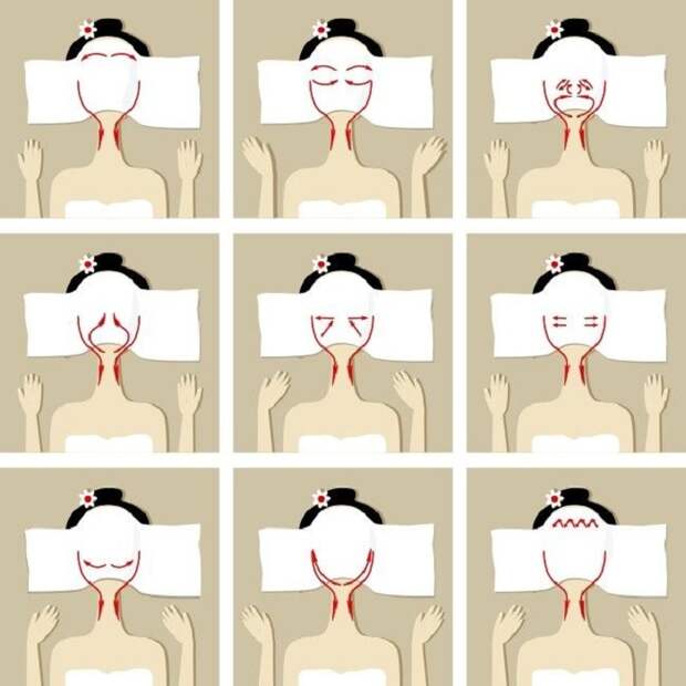 Схема массажа горячим полотенцем. / Фото: Postila.ru