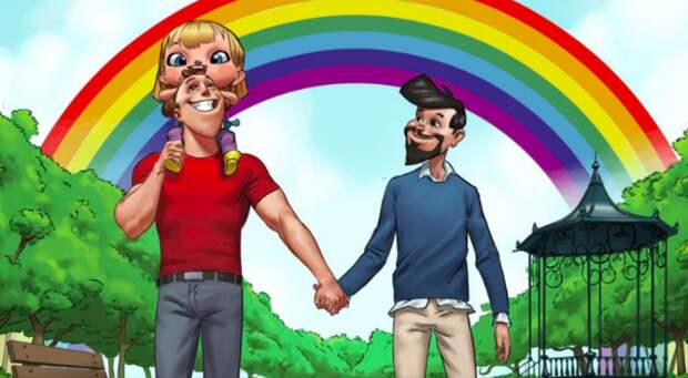 Моя радужная семья: в Хорватии выпустили детскую книжку про однополые семьи