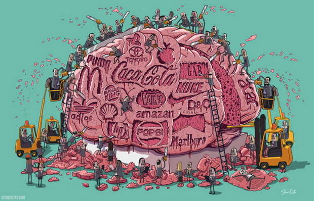 Сатирические иллюстрации Steve Cutts Сатирические иллюстрации Steve Cutts