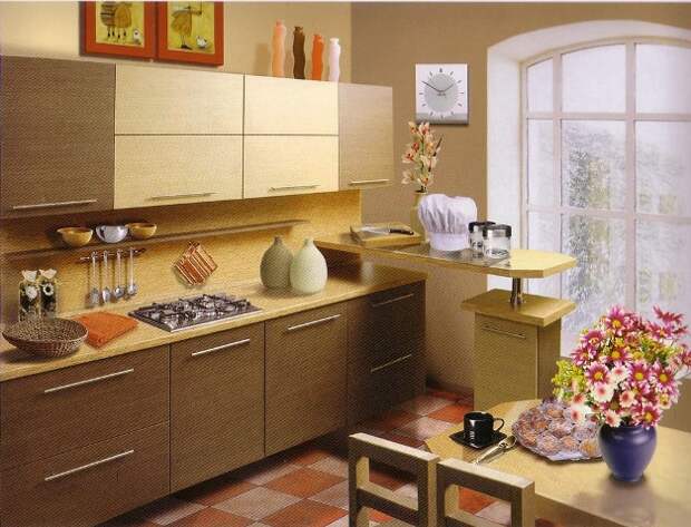 цвета в интерьере кухни какие выбрать фото