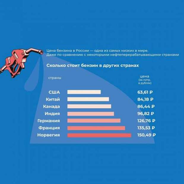 В Минэнерго назвали «справедливую» цену на бензин | Русская весна