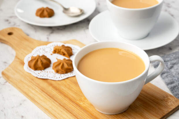 Кофе с чаем и сгущёнкой. \ Фото: asianinspirations.com.au.