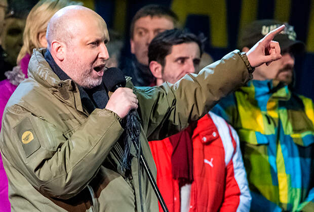 Спикер Верховной Рады, исполняющий обязанности президента Украины Александр Турчинов