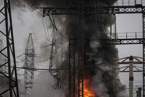 В подконтрольном Киеву городе Запорожье повреждена критическая инфраструктура