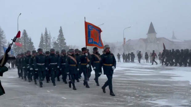 Памятное шествие прошло в Арктике в День Победы