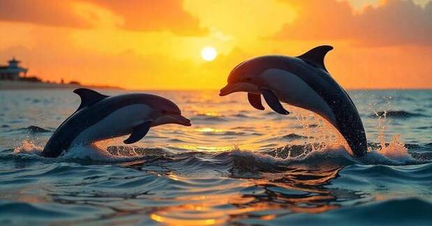 Коллективная "наркомания" дельфинов