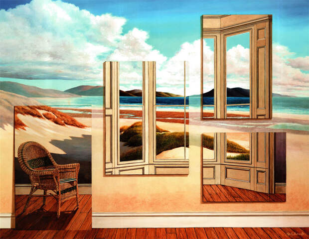 The Bay Window (51cm x 68cm)