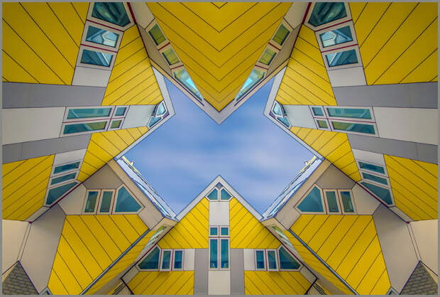 Инновационные дома в Нидерландах,построенные по проекту архитектора Пита Блома