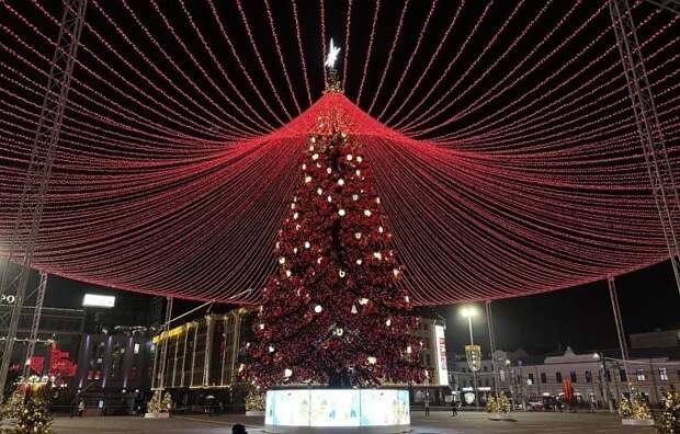 Тула получила награду за одну из лучших новогодних ёлок в России