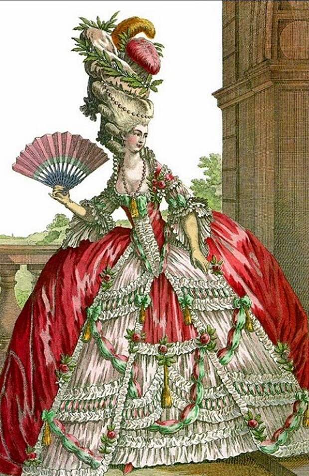 Прически придворных дам 17 век франция