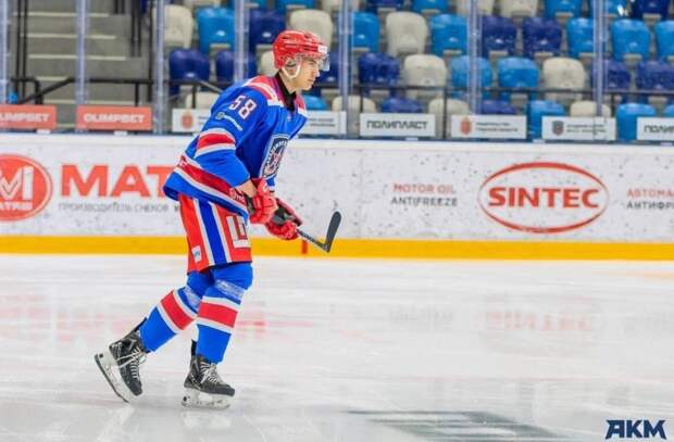 Защитник «Академии Михайлова» Никита Семак чаще всех бросает по воротам в МХЛ