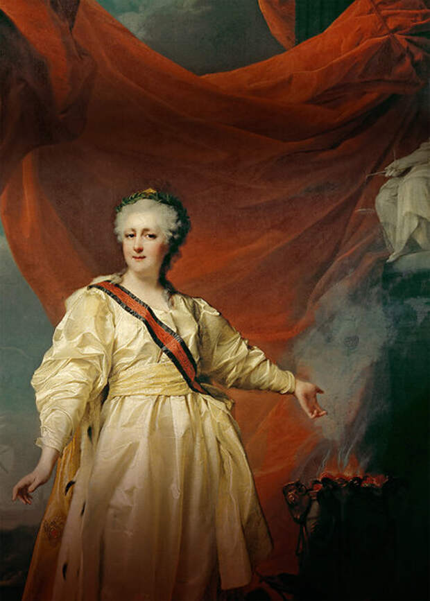 Екатерина II довела страну до ручки